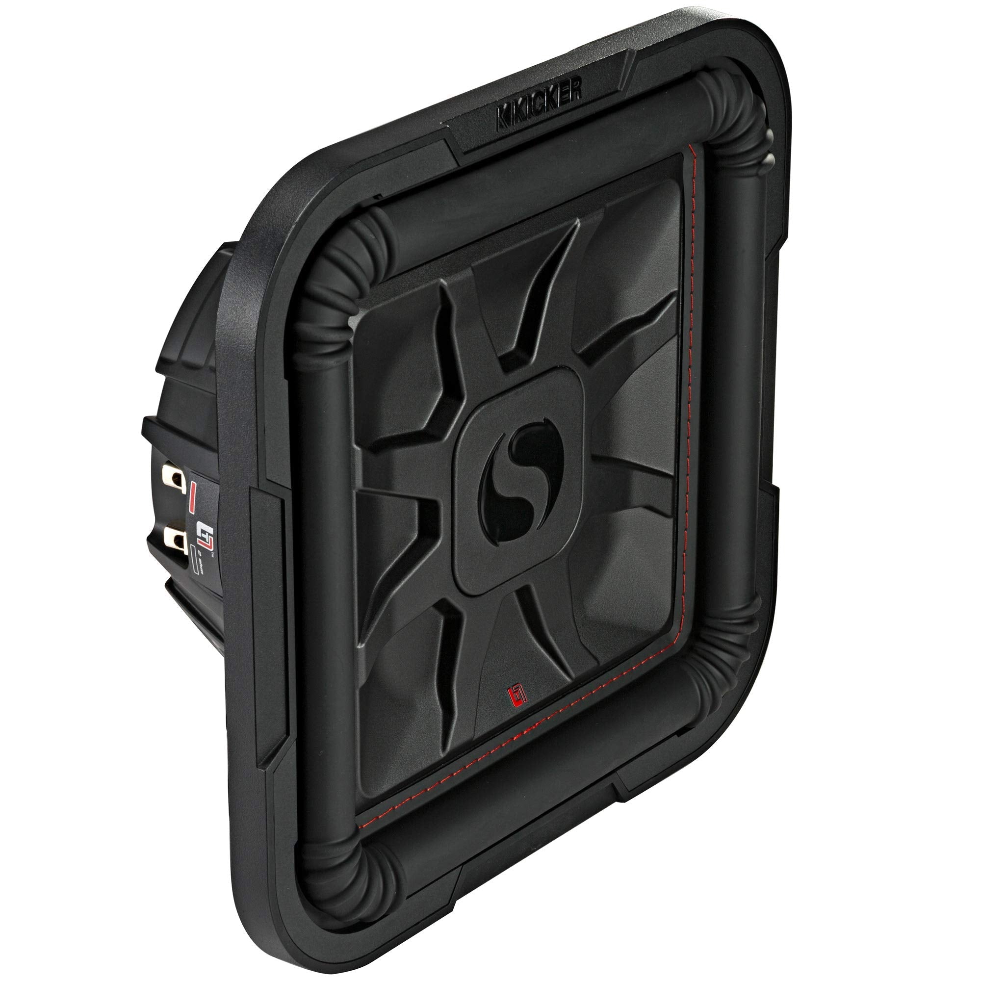 KICKER 46L7T104 Car Audio L7T Shallow Mount 10 Sub Square L7