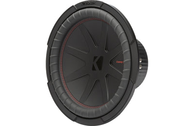 Kicker 48CWR124 CompR Series 12" subwoofer with dual 4-ohm voice coils