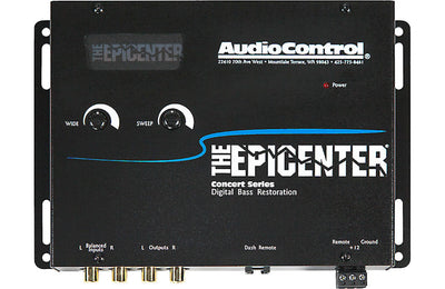 The Epicenter® by AudioControl Bass restoration processor (Black)