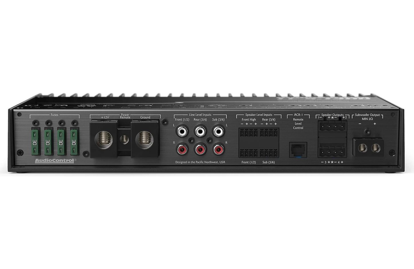 AudioControl LC-5.1300 5-channel car amplifier — 100 watts RMS x 4 at 4 ohms + 500 watts RMS x 1 at 2 ohms