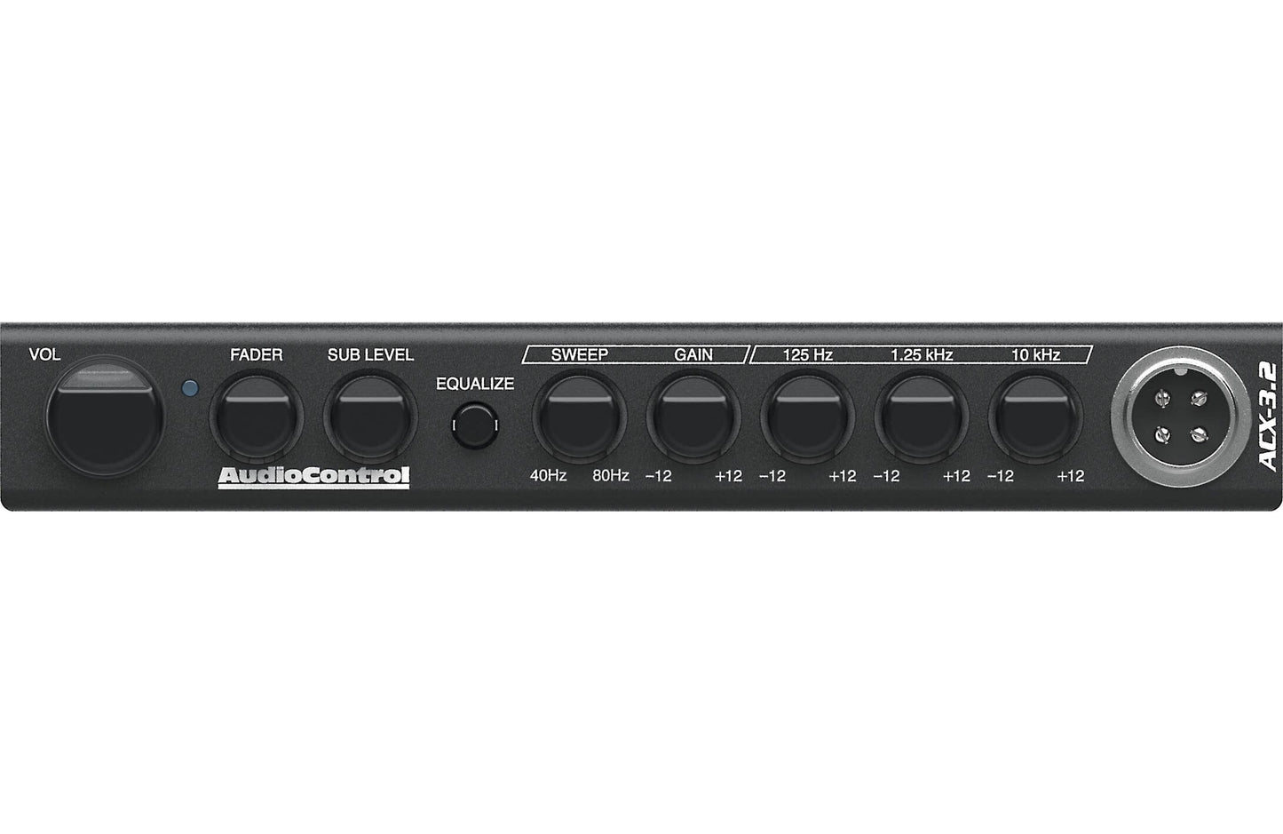 AudioControl ACX-3.2 All-weather stereo EQ and crossover with paging microphone