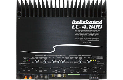 AudioControl LC-4.800 4-channel car amplifier — 125 watts RMS x 4