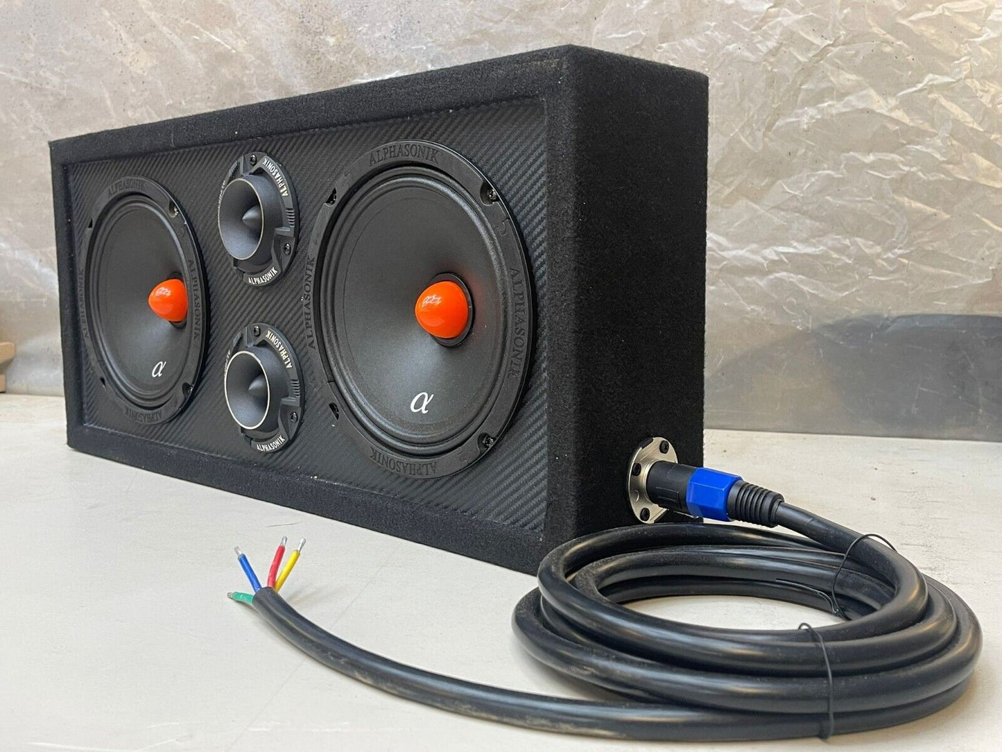 Loaded Chuchero 1200W Alphasonik NMR80 8" Midrange Speakers DXT-535 Tweeters