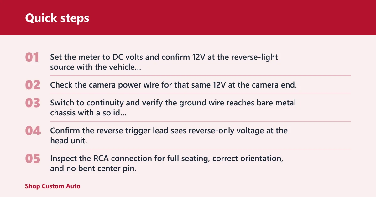 Quick steps: How do you test the wires with a multimeter?