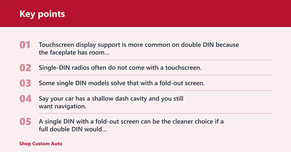 Key points: What is the real feature difference?
