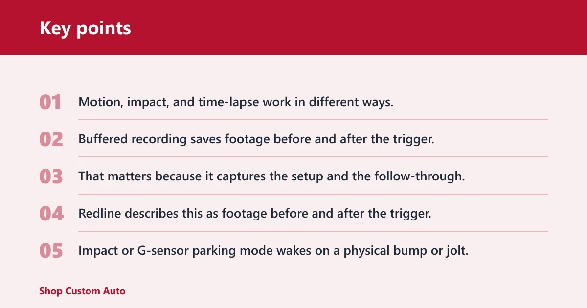 Key points: What parking mode actually does