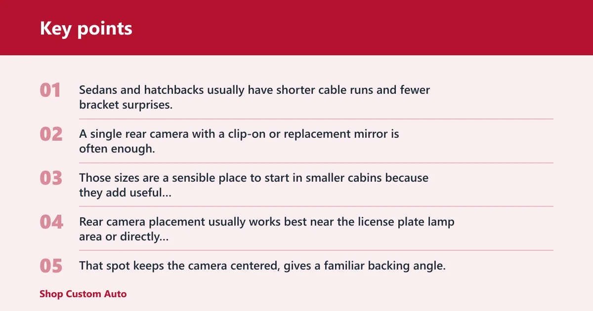 Key points: How do you choose the right rearview mirror monitor for your vehicle?