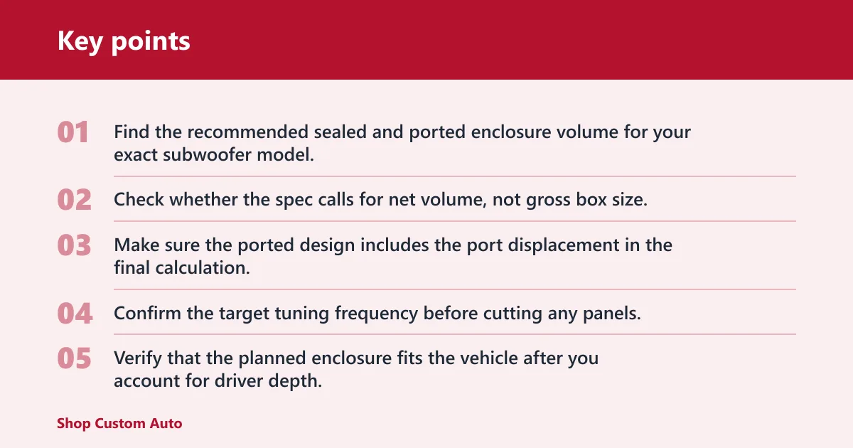 Key points: How do you read manufacturer box specs?