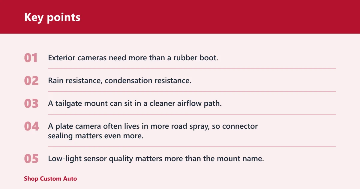 Key points: Side-by-side comparison