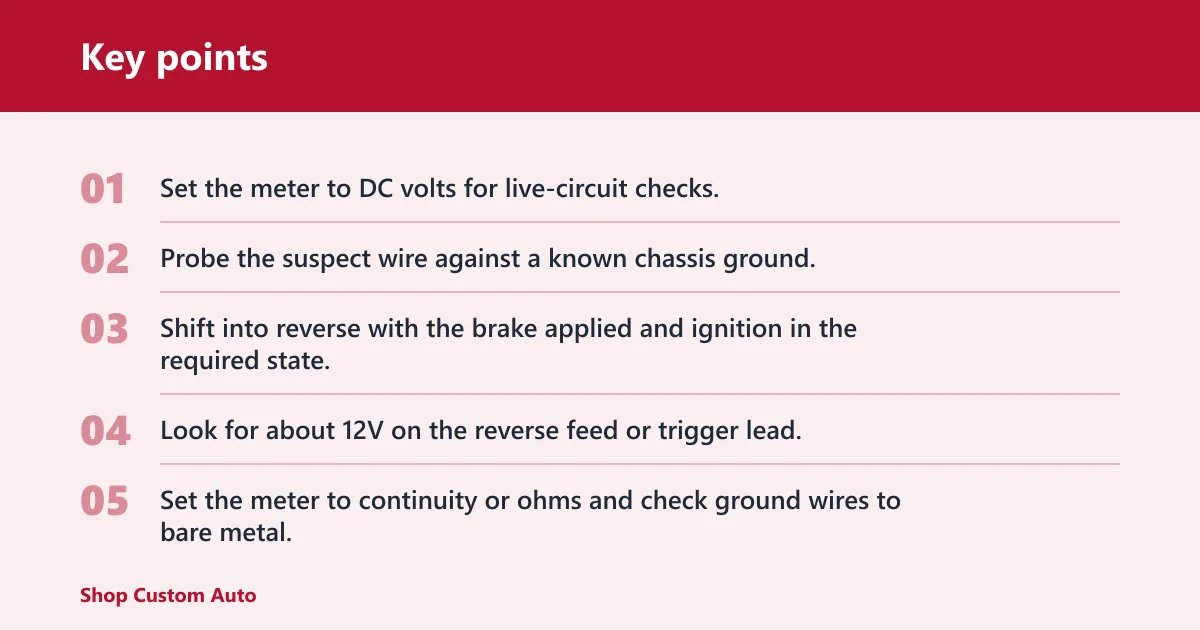 Key points: How do you identify unknown wires with a multimeter?