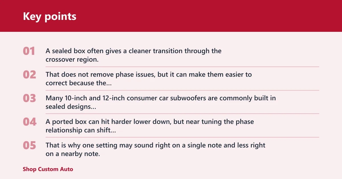 Key points: How enclosure type changes the answer