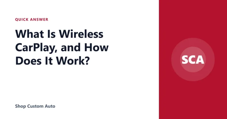 What Is Wireless CarPlay, and How Does It Work?