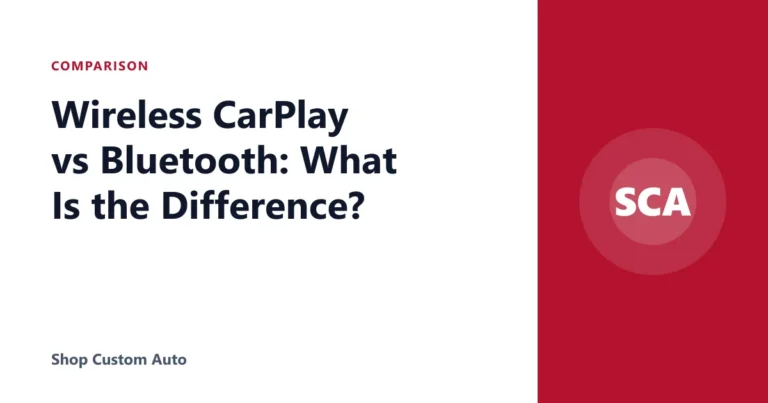 Wireless CarPlay vs Bluetooth: What Is the Difference?